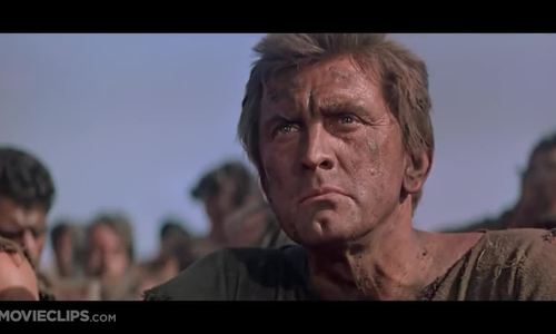 Kirk Doughlas trong phim "Spartacus"