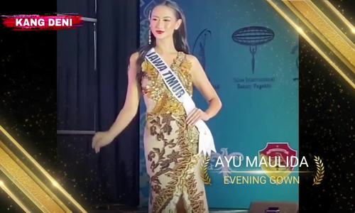 Ayu Maulida màn trình diễn Hoa hậu Hoàn vũ Indonesia