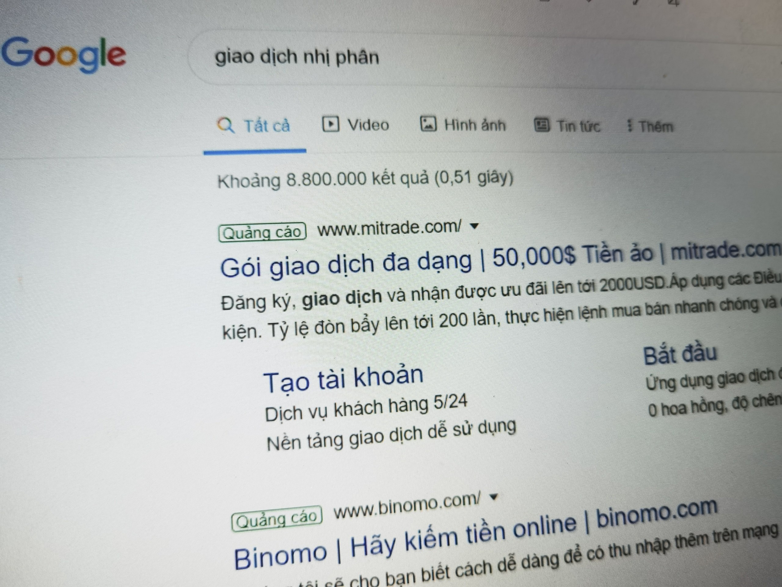 Google van quang ba cho app ca cuoc Binomo hoat dong o Viet Nam hinh anh 3 8372927d8fcc74922ddd.jpg